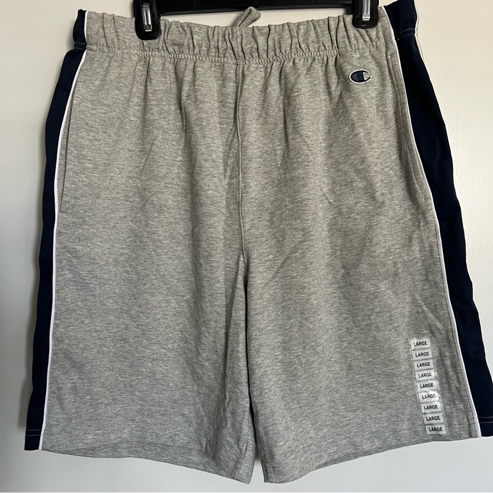 NWT Champion Athletic Shorts Men’s Size Large Logo Knit Elastic Waistband